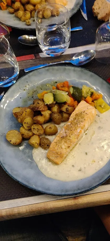 Pavé de Saumon A la Crème